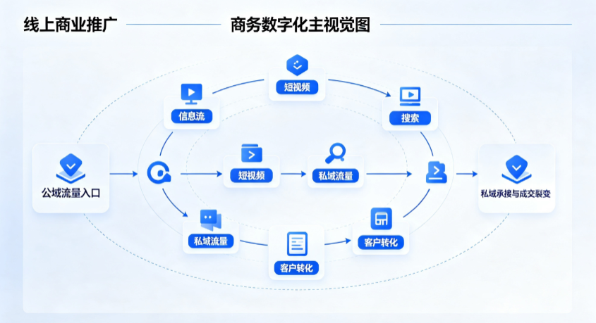 美兰区线上商业推广怎么做？全域流量闭环搭建与低成本转化实战指南